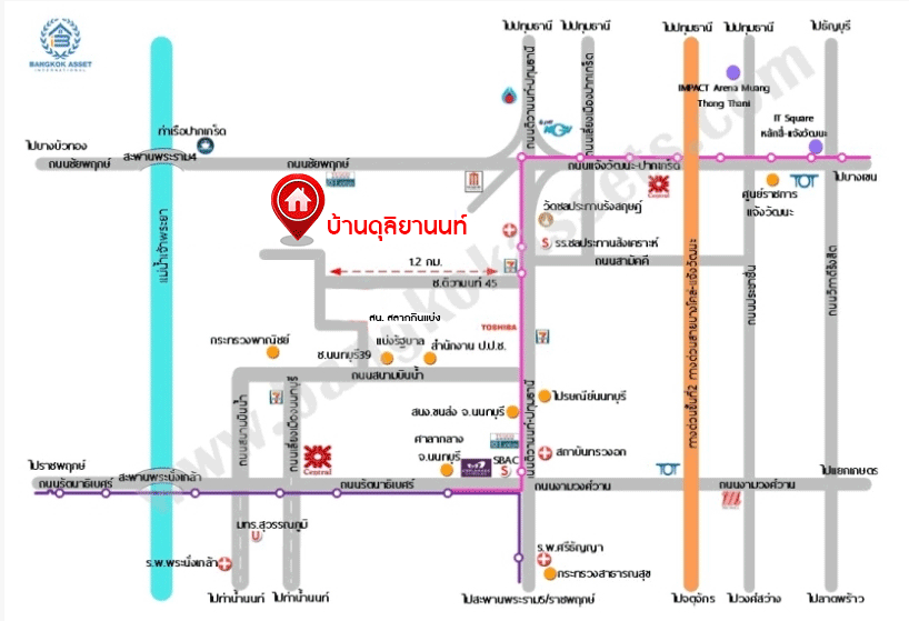 บ้านมือสองตกแต่งใหม่ โครงการ บ้านดุลิยานนท์ ติวานนท์ ทาวน์เฮ้าส์พร้อมอยู่ ราคาสุดคุ้ม! เนื้อที่ 16 ตร.ว. ฟังก์ชัน 2 ห้องนอน 2 ห้องน้ำ 1 ที่จอดรถ บนทำเลเชื่อมต่อเมือง ใกล้รถไฟฟ้าสายสีชมพู "สถานีสามัคคี" และจุดขึ้นทางด่วน "งามวงศ์วาน"